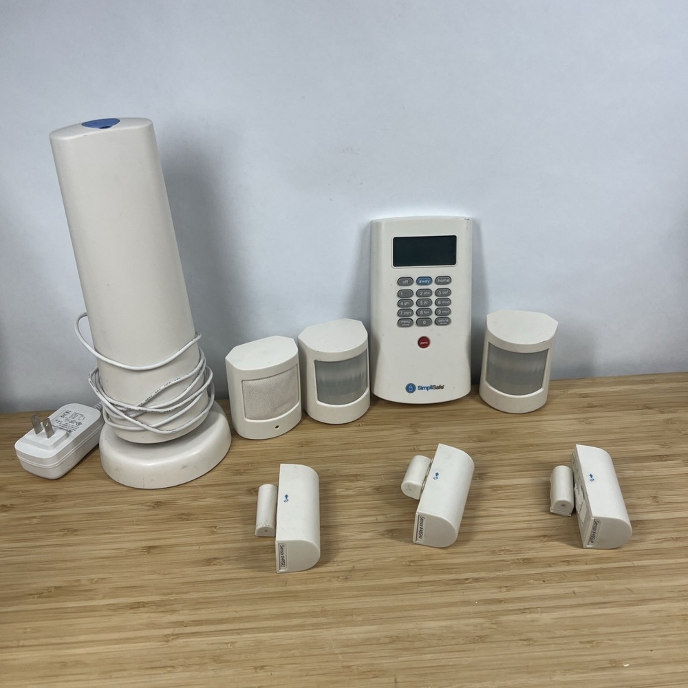 SimpliSafe BS2000 1st Generation Home Security System Keypad Sensors Lot